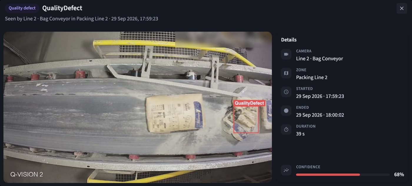 Quality inspection: Every defect, with the picture